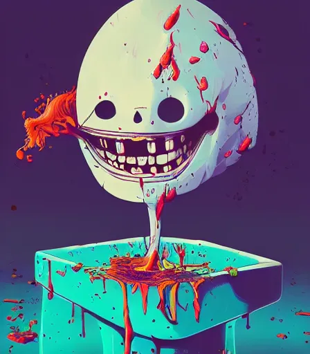 Prompt: One Piece by Alex Pardee and Nekro and Petros Afshar, and James McDermott,unstirred paint, vivid color, cgsociety 4K