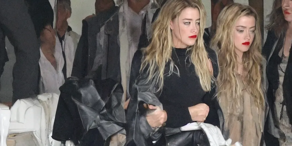 Image similar to amber heard losing a trial