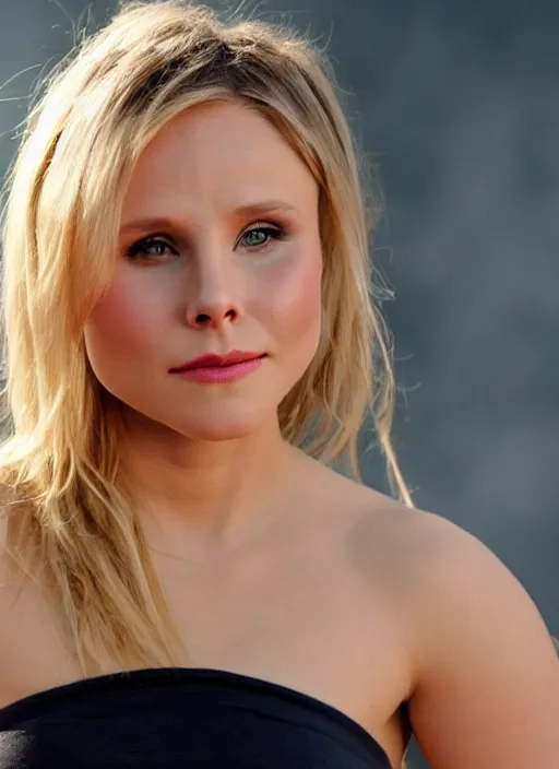 Image similar to chubby kristen bell, 8 k