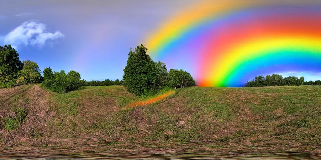 Image similar to equirectangular rainbow