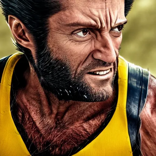 Image similar to wolverine, 4k realistic photo