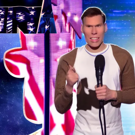 Image similar to jerma985 in america's got talent