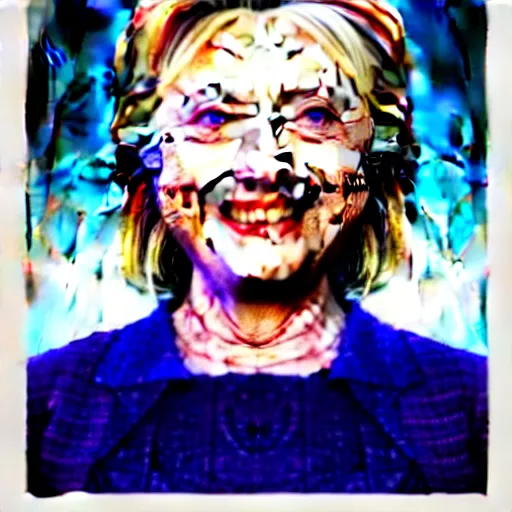 Prompt: the sardine face of hillary clintonis, by artgerm, wlop. vastly enriched image quality. lucidly vivid. iridescentally detailed. extremely elegant and beautiful.