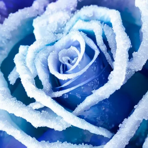 Prompt: ice and frost phoenix made of klein blue rose roses, epic, cinematic lighting, cinematic composition, shocking atmosphere