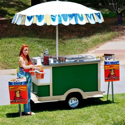 Image similar to mike ehrmantraut hot dog cart