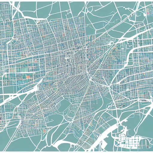 Prompt: City Map of Shinjuku