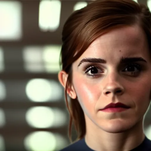 Prompt: Emma Watson in Star Trek, XF IQ4, f/1.4, ISO 200, 1/160s, 8K, Sense of Depth, color and contrast corrected, unedited, Dolby Vision, symmetrical balance, in-frame