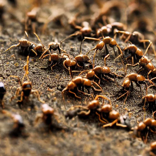 Image similar to macro photo of ants herding their elephants