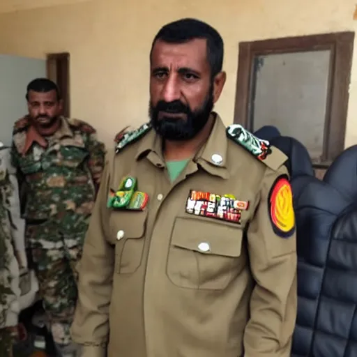 Prompt: sdf commander mazloum abdi