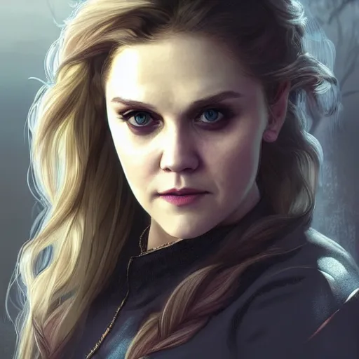 Prompt: beautiful Eliza Taylor as Rosemarie Hathaway from Vampire Academy movie as GTA character, vampires fantasy, closeup, D&D, intricate, elegant, highly detailed, digital painting, artstation, concept art, matte, sharp focus, illustration, art by Artgerm and Greg Rutkowski and Alphonse Mucha