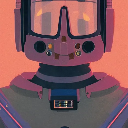 Image similar to full body portrait of a renegade rebel pilot, cool woman, 1 9 8 0 s japanese science fiction, studio ghibli style, by katsuya kondo, illustration, character portrait, concept, detailed masterpiece