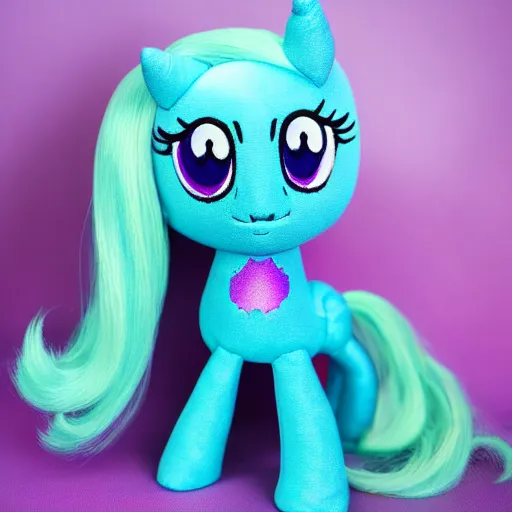 Image similar to a c'thulhu my little pony doll, product shot