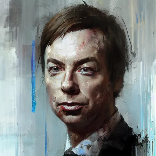 Prompt: jimmy mcgill painted by jeremy mann