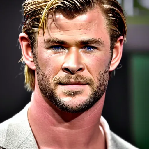 Prompt: Chris Hemsworth closeup intricate elegant highly detailed