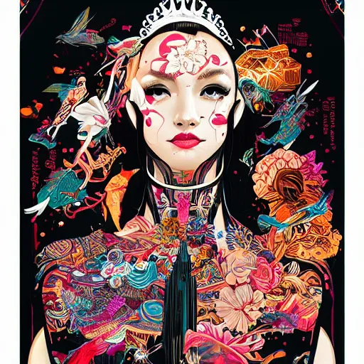 Image similar to tristan eaton, victo ngai, artgerm, perfect princess