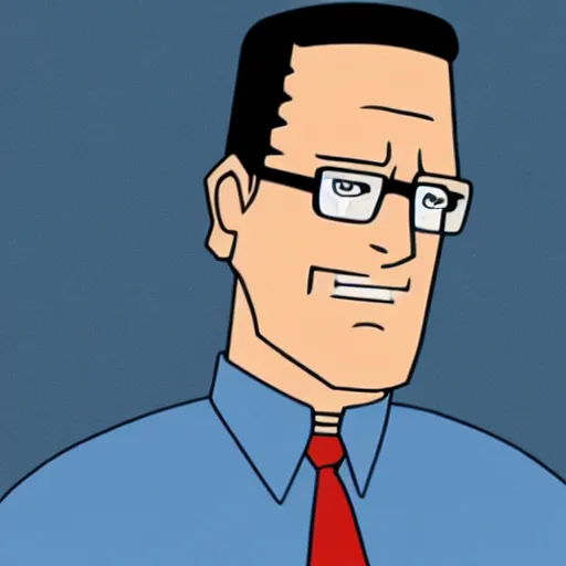 Prompt: real life photograph of Hank Hill