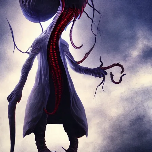 Prompt: a photo of a mind flayer