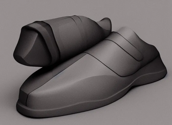 Image similar to shoe in the future, 3 d rendering, studio light