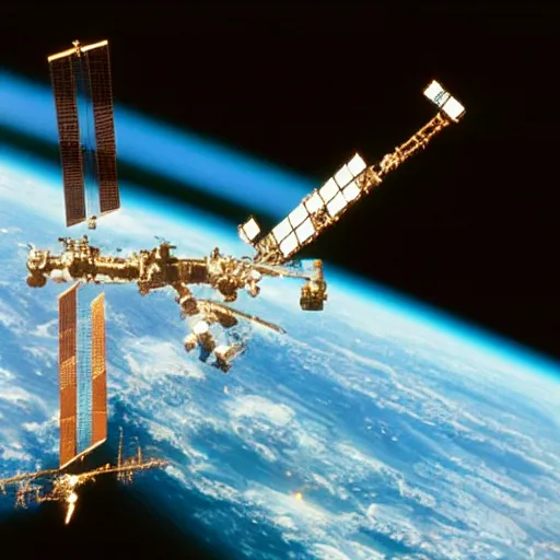 Prompt: International Space Station in Solaris (1972)