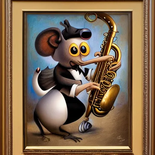 Prompt: jazz by Greg Craola Simkins , masterpiece