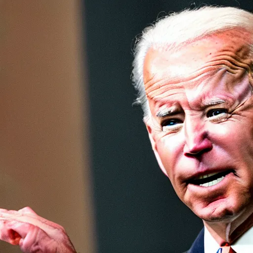 Prompt: a high quality realistic HD photograph of Joe Biden extremely high, intoxicated, tripping on LSD