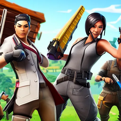 Image similar to Ching Cheng Hanji plays Fortnite battle royale