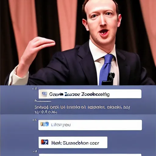 Prompt: Mark Zuckerburg's true form