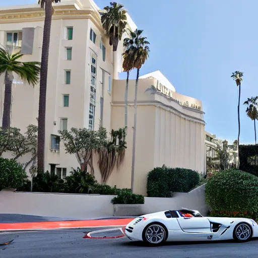 Prompt: the SLS Beverly hills