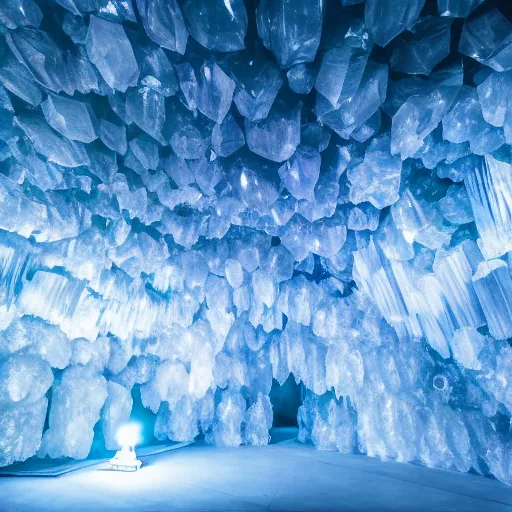 Prompt: a crystal cave so large there's a theme park inside designed photorealistic, 4 k, studio lighting, wide angle lens 6 4 0