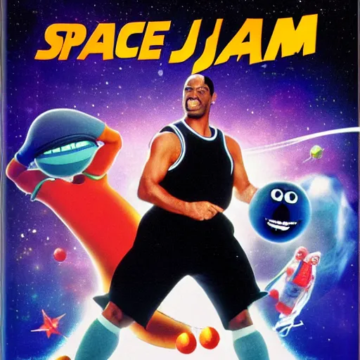 Image similar to Space Jam DVD, realistic, photo, 8k -820