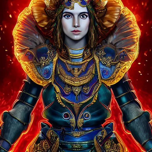 Prompt: highly detailed full body portrait of Athene, goddess of strategic war and wisdom wearing armor, cinematic lightning, bright colors, intricate, masterpiece, photorealistic, hiperrealistic, sharp focus, high contrast, Artstation HQ, DeviantArt trending, 4k UHD, Unreal Engine 5