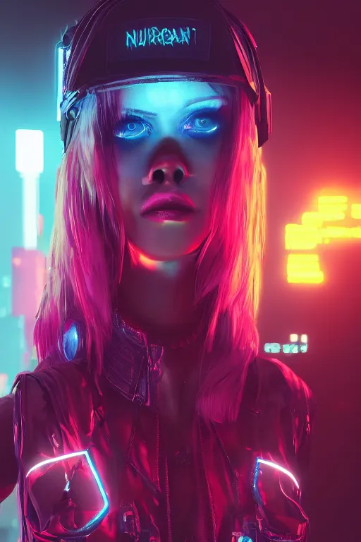 cyberpunk 2077 NEON girl HD Wallpapers - Eyecandy for your XFCE