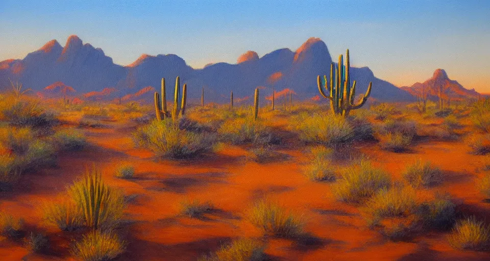 sonoran desert landscape paintings