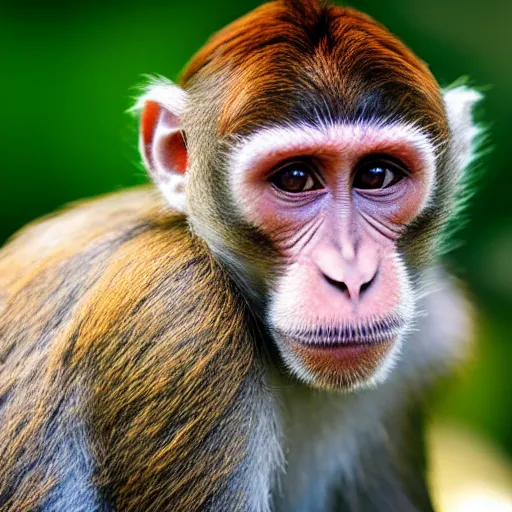 Prompt: high quality portrait of a monkey, studio photograph, photograph, realistic photo, 8k photo, 4k photo, stock photo, high resolution, cinematic shot, high detail