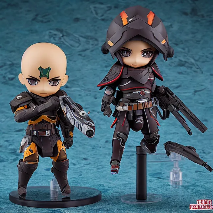 Prompt: destiny commander zavala, an anime nendoroid of commander zavala, figurine, detailed product photo