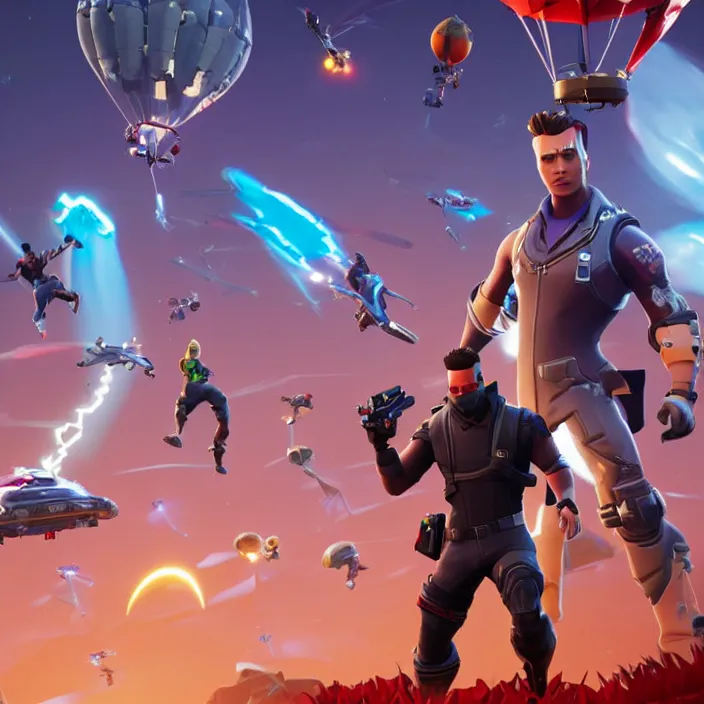 Image similar to cgi cinematic, elon musk in the video game fortnite, elon musk as a fortnite character, 3 d rendering, unreal engine, very detailed