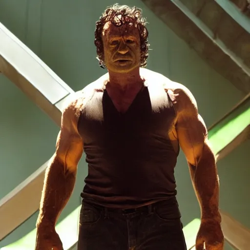 Prompt: Andrew Lincoln as The Hulk