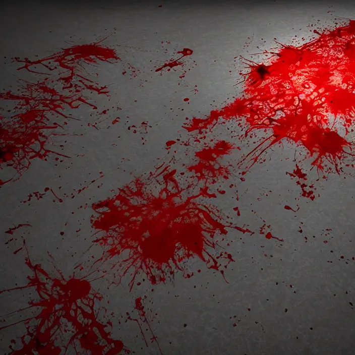 Prompt: blood splat texture for video game unreal engine