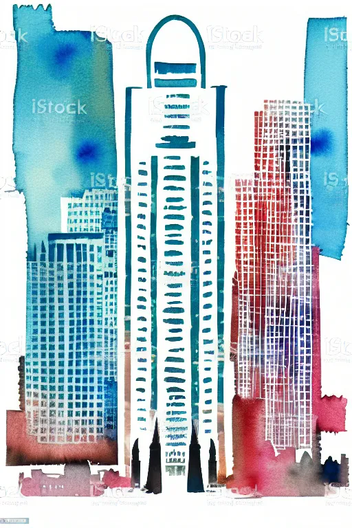 Image similar to minimalist watercolor art of buenos aires, illustration, vector art