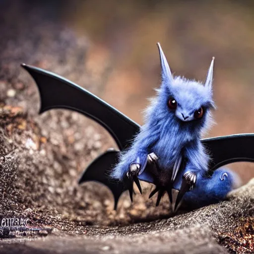 Image similar to national geographic photo of golbat, pokemon in the wild, intricate, portrait, 8 k highly professionally detailed, hdr, award winning