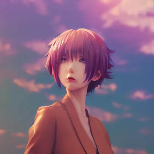 Image similar to photorealistic dramatic liquids anime people render, colorful, atmosphere cinematic, by wlop, by ilyu kuvshinov, by makoto shinkai, shadows, artstation, super detailed, unreal engine 5, octane render, vfx, houdini, 8 k, super realistic