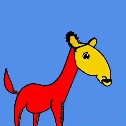 Image similar to colorful profile picture cartoon animal