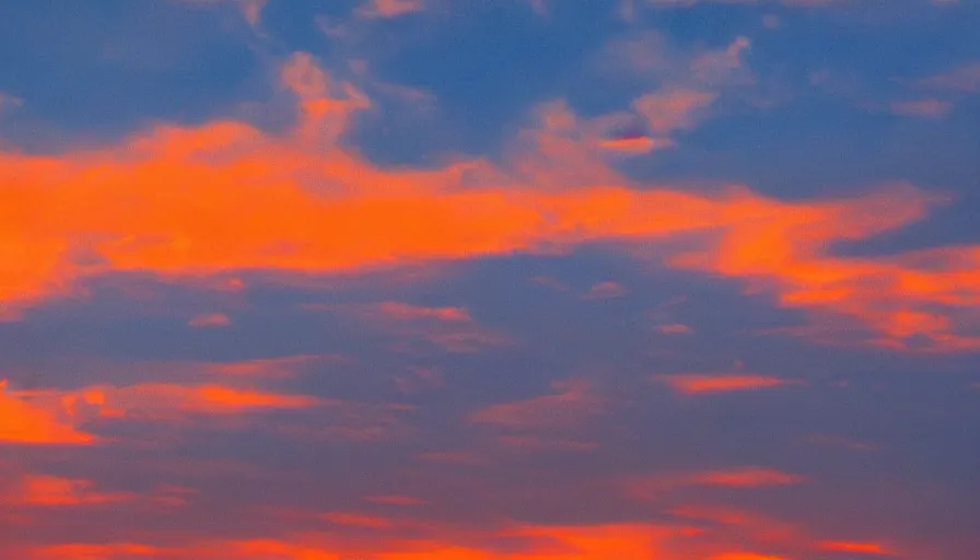 Prompt: a sky full of clouds that look like beautiful curvy women, photo - realistic, detailed, orange / pink sky, dreamy, surrealistic