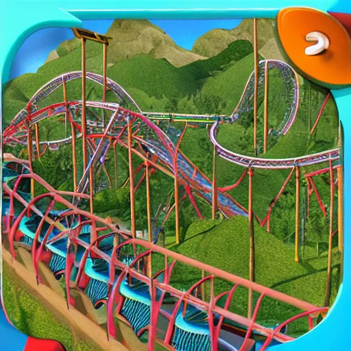 ArtStation - Greece-themed park in RollerCoaster Tycoon 2