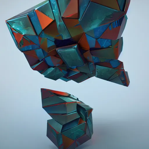 Prompt: a very abstract object, unreal engine, lighting, 4k, colorful, detailed, realism,