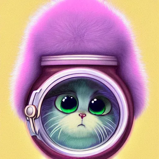 Image similar to cutie fluffy creature with big eyes in a jar, digital art, 3 d, octave render, masterpiece, mega detailed, pixar, disney, vivid illustration, cartoon, fantasy, by george stubbs, artgerm, in the style of ghibli kazuo oga, pastel fur