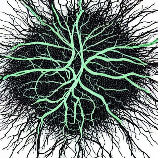 Image similar to neuron axons, science, scientific paper, scientific art, scientific, axon,