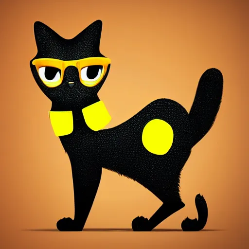 Ninja Cat Cute Black Cat NFT #6 - Crypto Ninjas Nft