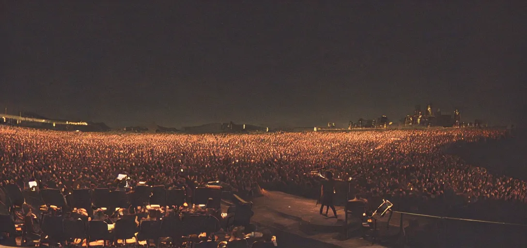 Prompt: a very high resolution image from a new movie. a beautiful concert during the night. photorealistic, photography, directed by stanley kubrick