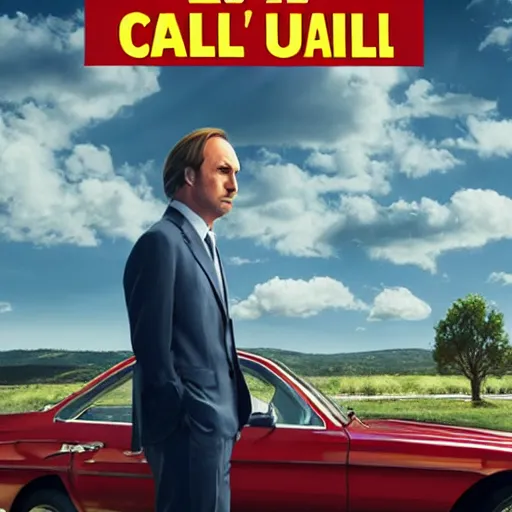 Prompt: better call saul poster